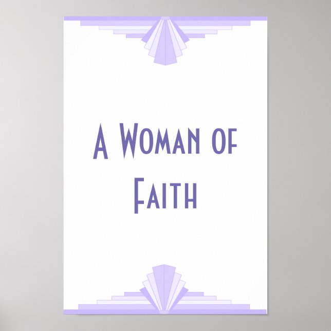 Poster d'une femme de foi (Devant)