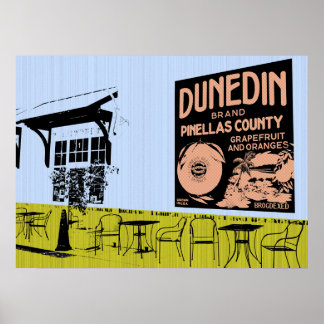 Poster Dunedin, Floride - photos touristiques