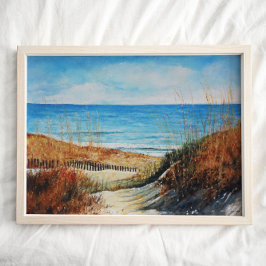 Poster Dunes Ocean Fine Art