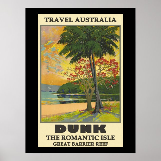 Poster Dunk, Australie, L'Île Romantique, (Devant)