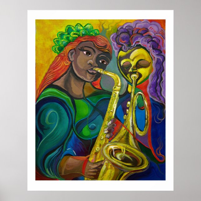 Poster Duo de jazz (Devant)