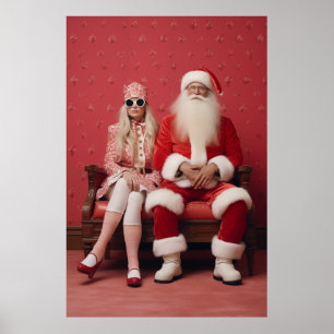 Poster Duo de Noël fantasque : Père Noël et Mme Claus