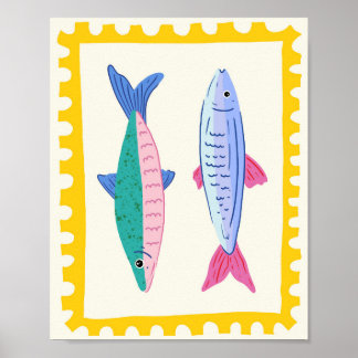 Poster Duo de sardines