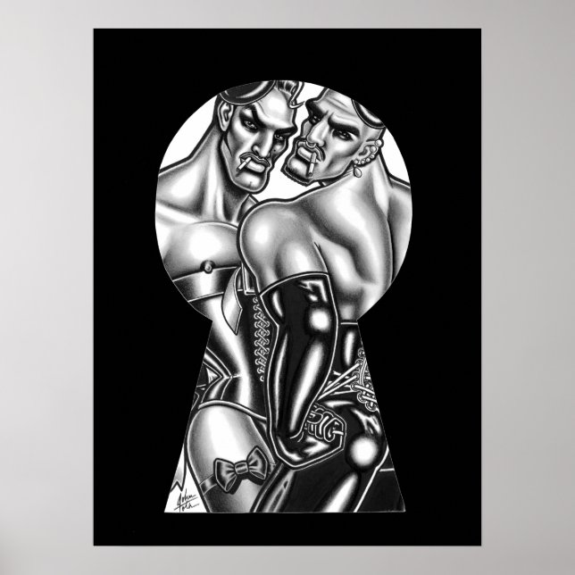 Poster Duo/trou de clé (Devant)