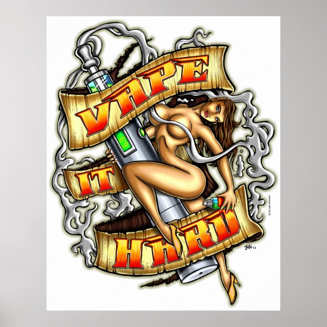 Poster dur Vape It (Devant)