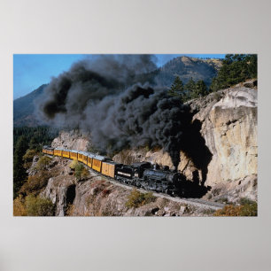 Poster Durango et chemin de fer de Silverton, no. 481,