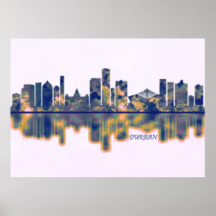 Poster Durban Skyline