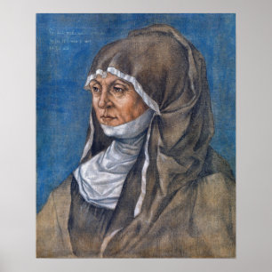 Poster Dürer - Portrait d'une femme