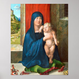 Poster Dürer - Vierge à l'Enfant