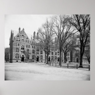 Poster Durfee Hall and Chapel (Université de Yale)