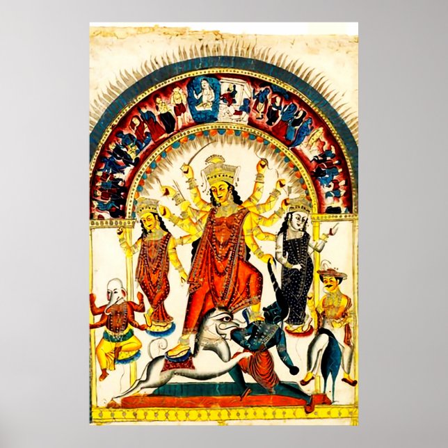 Poster Durga, le destructeur des maux (Devant)