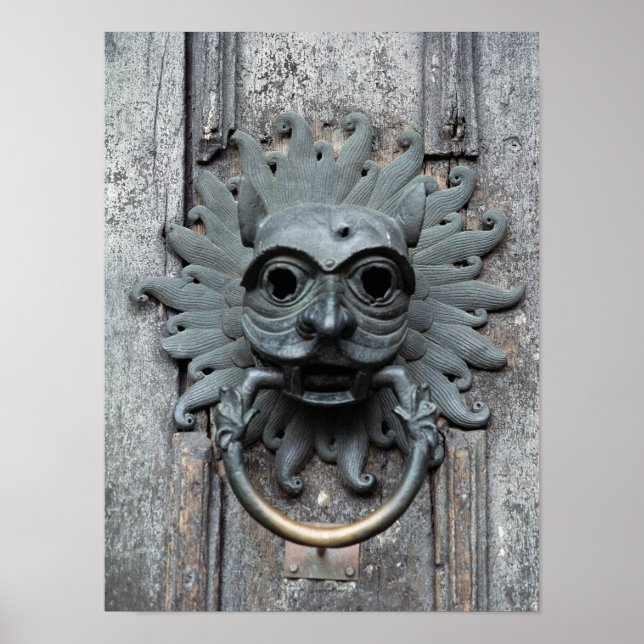 Poster Durham Cathédrale Sanctuaire Knocker (Devant)
