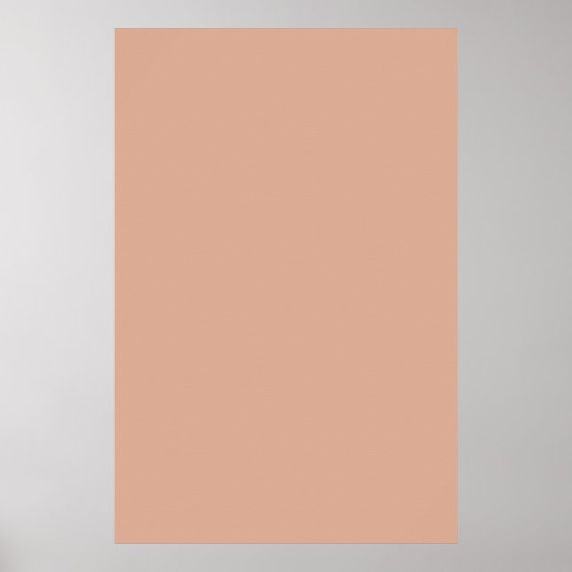 Poster Dusk Peach Mode Couleur Tendance 2014 Customisée (Devant)