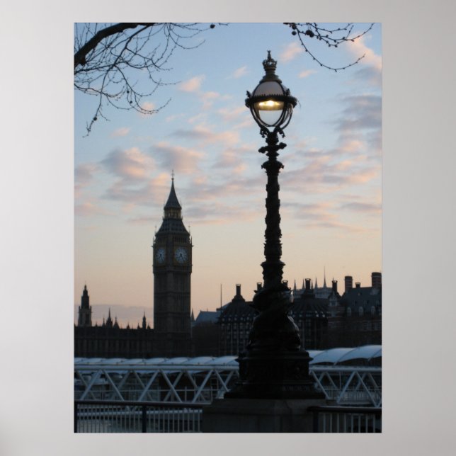 Poster Dusk sur la Tamise (Devant)