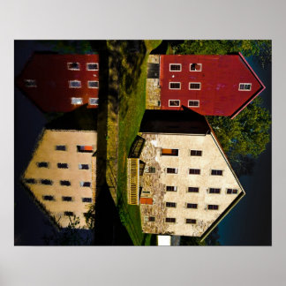 Poster Dusk sur le canal