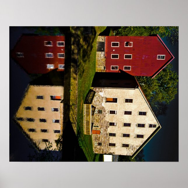 Poster Dusk sur le canal (Devant)