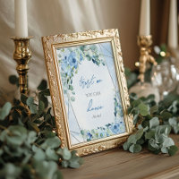 Dusty bleu floral argent Faites-moi confiance vous