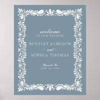 Dusty Blue Talavera Carrelage Fiesta Mariage Bienv