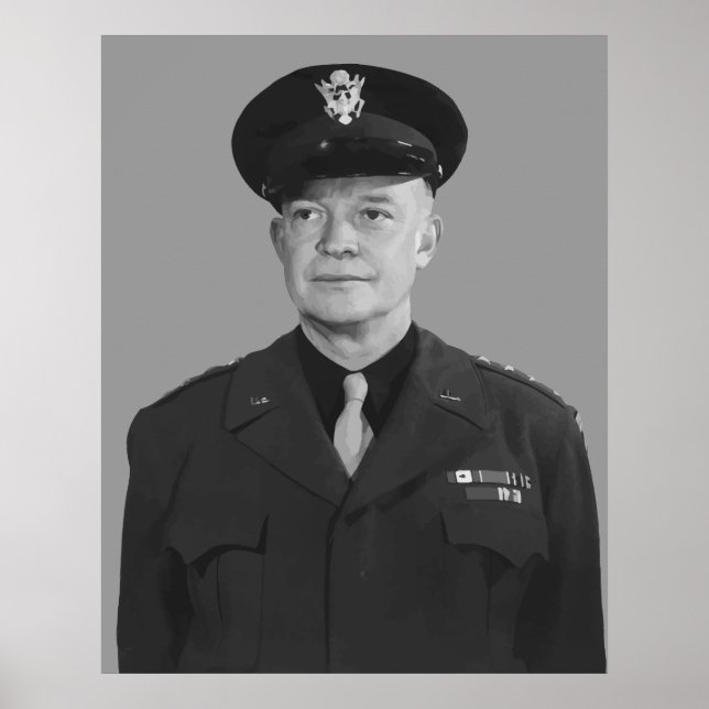 Poster Dwight D. Eisenhower (Devant)