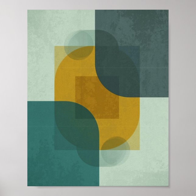 Poster Dynamic Geometric Overlap (Devant)