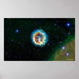 Poster E0102, Ajout d'une nouvelle dimension à une explos