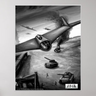 Poster E-555 Bombing Run