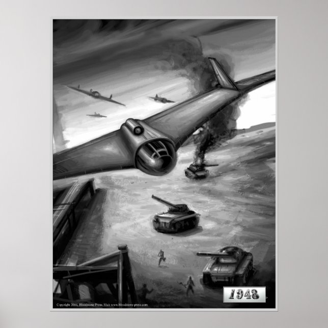 Poster E-555 Bombing Run (Devant)