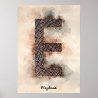 E est pour Éléphant