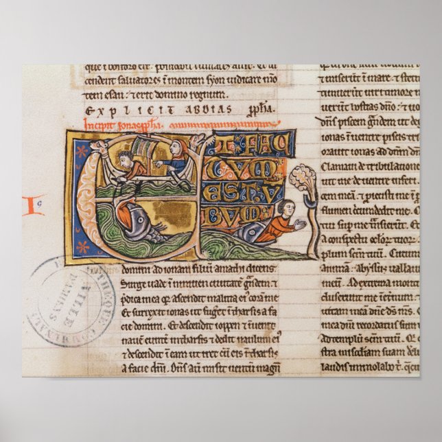 Poster 'E' initial historique représentant Jonah (Devant)