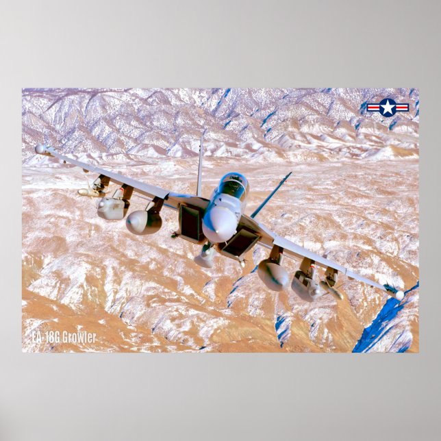 POSTER EA-18G GROWLER (Devant)