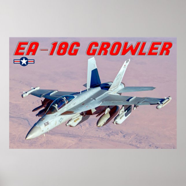 POSTER EA-18G GROWLER (Devant)