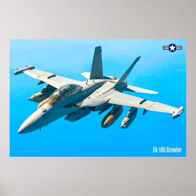 POSTER EA-18G GROWLER (Devant)
