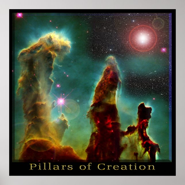 Poster Eagle Nebula (Devant)
