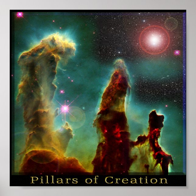 Poster Eagle Nebula (Devant)