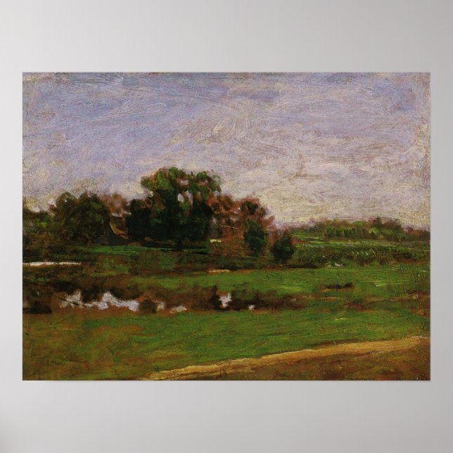 Poster Eakins - Étude Pour Les Prés (Devant)