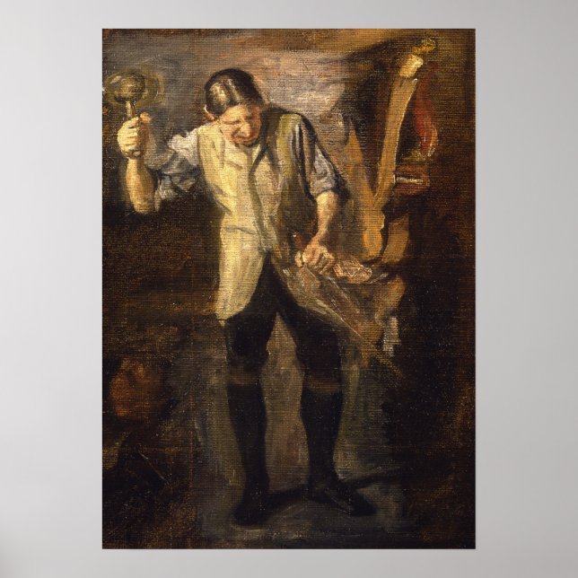 Poster Eakins - Étudier La Ruée (Devant)