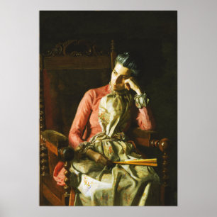 Poster Eakins - Mlle Amelia Van Buren