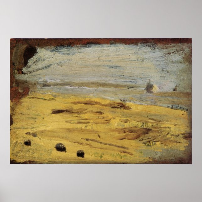 Poster Eakins - Rive du fleuve Delaware, filets de pêche (Devant)