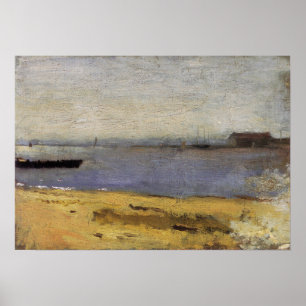Poster Eakins - Scène de la rivière Delaware 1881