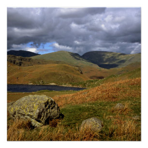 Poster Easedale Tarn Cumbria Angleterre