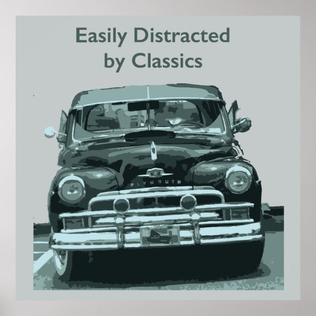 Poster Easily Distracted by Classics (Devant)