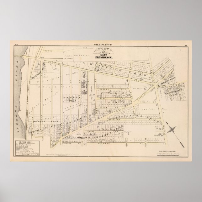 Poster East Providence Rhode Island (Devant)