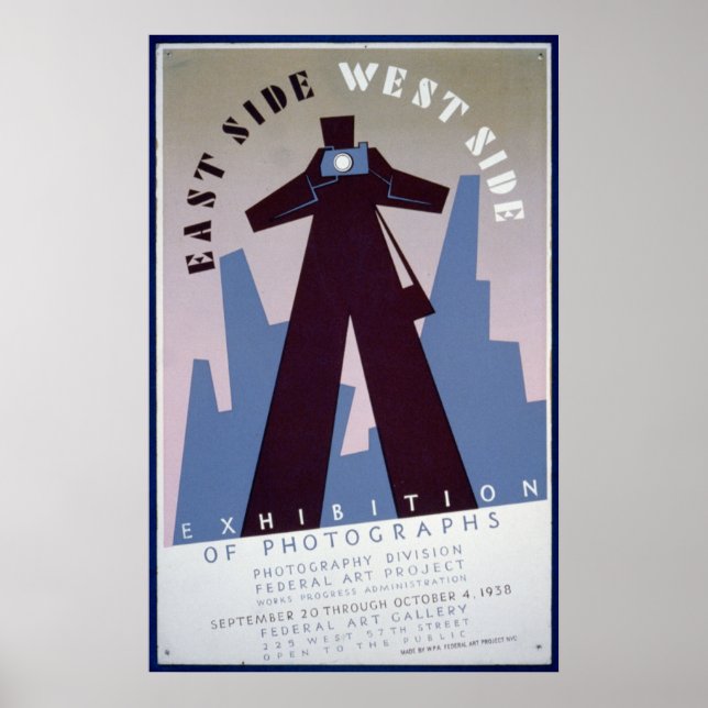 Poster East Side West Side Exposition de photographies WP (Devant)