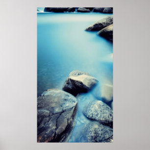 Poster Eau calme Arrière - plan calme