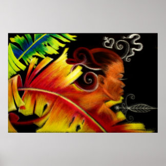 Poster Eau de la flamme II