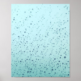 Poster eau de pluie