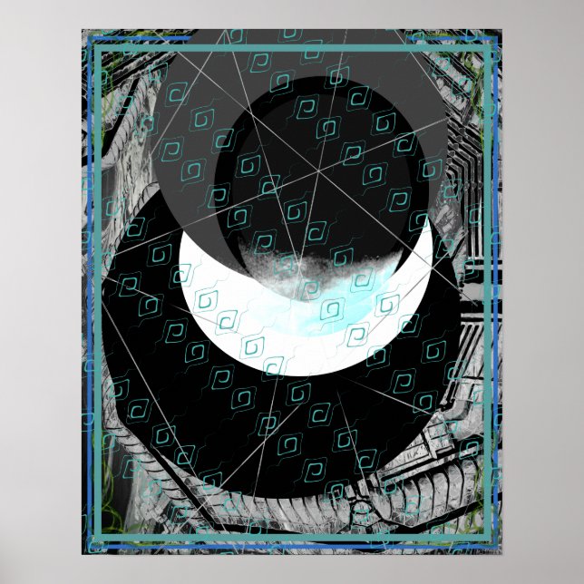 Poster Eau élémentaire dans l'eau aide de méditation Tatt (Devant)