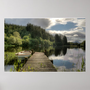 Poster Eau   Parc national Loch Ard Trossachs