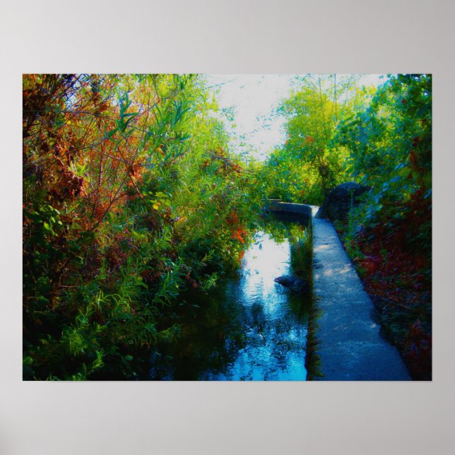 Poster "Eau Peinte" (Devant)