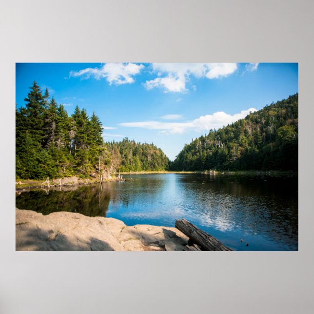 Poster Eau | Spruce Lake Québec, Canada (Devant)